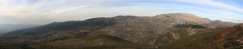 Mount Hermon Panoramic from Nimrod