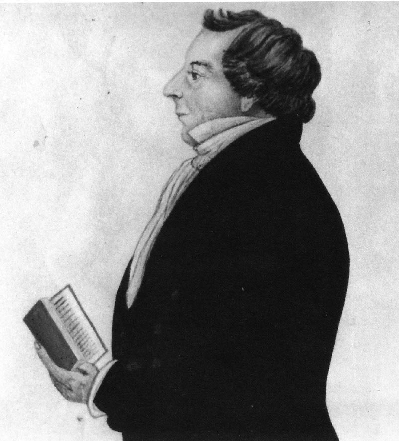 Profile of Joseph Smith, Jr. (circa 1843). Joseph Smith was the founder and first president of the church.