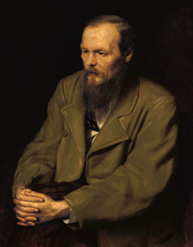 Fyodor Dostoevsky. Portrait by Vasily Perov, 1872