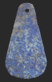 A Mesopotamian lapis lazuli pendant, circa 2900 B.C.E.