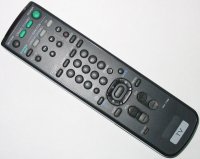 A remote control for a television set.