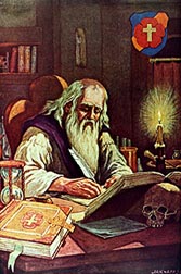 Frater C.R.C. - Christian Rosenkreuz (symbolic representation).