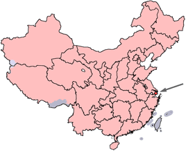 Location within China
