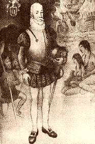Spanish explorer Rodrigo de Bastidas.