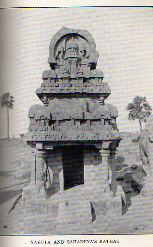 Nakula and Sahadeva's Rathas, part of the Seven Pagodas complex, circa 1914. Courtesy J.W. Coombes.