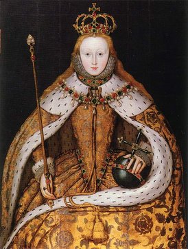 The coronation of Elizabeth