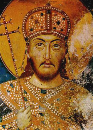 Medieval Serbian Emperor Stefan Uroš IV Dušan of Serbia.