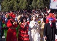 Summer day celebrations in Tirana.