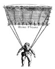Faust Vrančić's design of one of the first parachutes, in 1595.