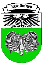 Coat of Arms of the former German protectorate of New Guinea.