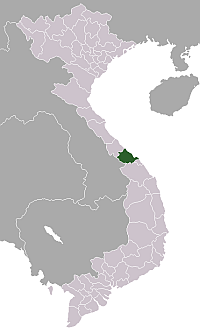 Map of ThuaThien-Hue Province