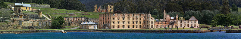 Panorama of the Port Arthur site