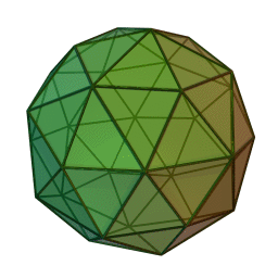 A spinning pentakisdodecahedron.