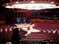 The parliamentary hemicycle