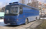 Polish bus police