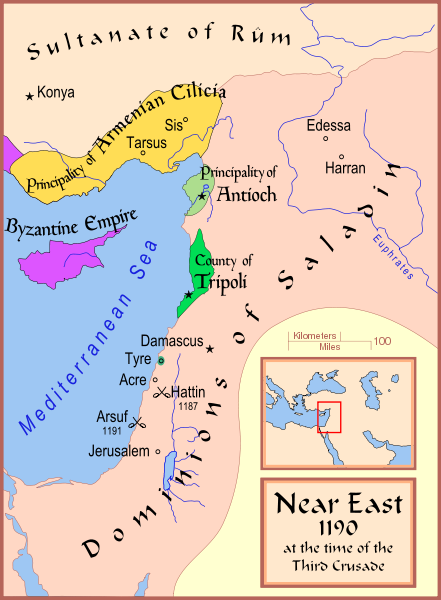 Image:Crusader States 1190.svg