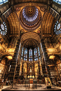 Interior of a church in Amsterdam