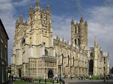Canterbury Cathedral--mother church of the Church of England.