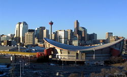 Downtown Calgary.