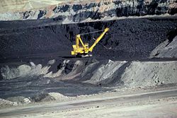 Coal mine in Wyoming.