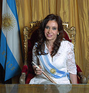 Cristina Elizabet Fernández de Kirchner.