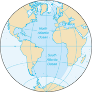 What are some facts about Atlantic Ocean geography?