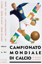 Poster for the 1934 World Cup.