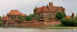 The Teutonic Order's castle at Marienburg
