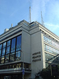 Paris headquarters of AFP