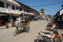 A street in Luang Prabang