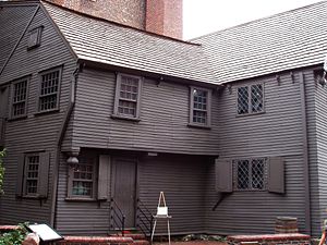 Paul Revere's house in Boston.