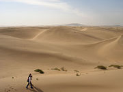 The Gobi desert in Inner Mongolia, China.