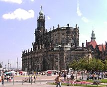 The Hofkirche.