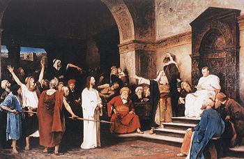 Christ before Pilate, Mihály Munkácsy, 1881
