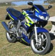 A 2002 Suzuki FXR150