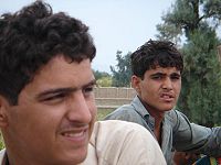 Young Pashtun men in Nangarhar province, in eastern Afghanistan.
