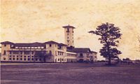 The Hijli Detention Camp (photographed in September 1951) served as IIT Kharagpur's first academic building.