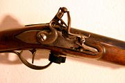 Flintlocks, when they appeared, were an improvement in ignition of a firearm.