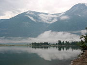 Southern bank of Lake Teletskoye