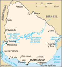Montevideo enjoys a protected harbor on the Rio de la Plata estuary.