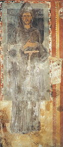 Francis of Assisi in Sacro Speco, Subiaco, Italy