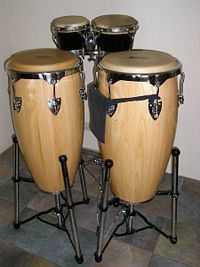 Congas and bongos