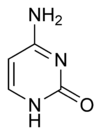 Chemical structure of cytosine