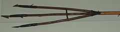 Head of an arrow used for fishing, from Guyana
