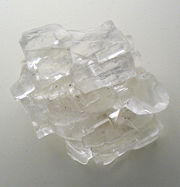 Halite crystal from Germany