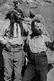 Powell with Tau-gu, a Paiute, 1871-1872