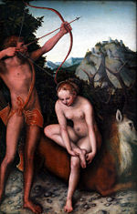 Diana and Apollo by Lucas Cranach