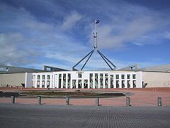 New Parliament House in Canberra was opened in 1988, replacing the Old Parliament House in Canberra. The provisional Parliament House building opened in 1927.