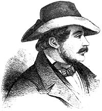 Heliade in 1848, detail of a group portrait of Provisional Government members