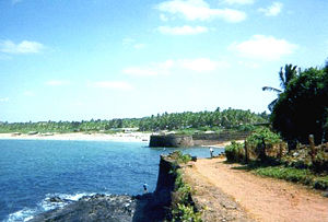 Fort Aguada: one of the locations where Portuguese troops set up defences